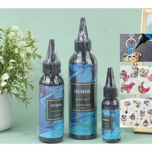 UV Resin Hard Acrylic Ultraviolet Clear Transparent Jewelry Resin Mold for DIY Craft