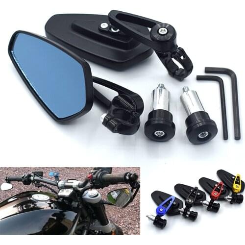 Universal Motorcycle 7/8 "22mm Handlebar Side Side Mirror For Ducati 749 999 1098 1198 S R 749/S/R 999/S/R 1198S/R