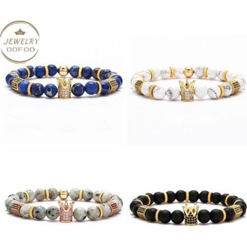 Vintage Alloy Frosted Stone Wrapped Braided Crown Inlaid Rhinestone Bohemian Bracelet Handmade Jewelry Fashion Accessories