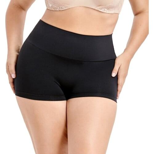 Womens Everyday Seamless Boyshort Tummy Control Shaping Panties
