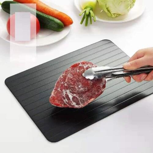 1pc Fast Defrost Tray Fast Thaw Frozen Meat Fish Sea Food Quick Defrosting Plate Board Tray Kitchen Gadget Tool Dropshipping
