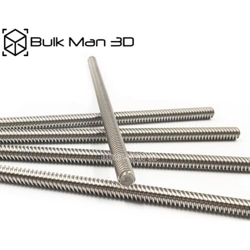 50pcs/Lot wholesale Tr8*8-2p(4 starts) 8mm Metric Acme Lead Screw 781mm/1031mm/1040mm for 3d printer, cnc engraving machine