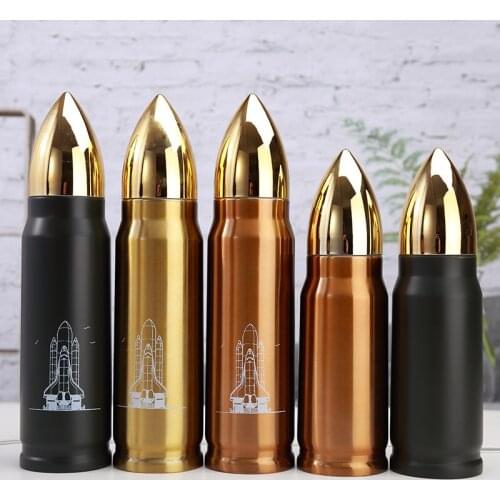 500ml Travel Drink Bottle Bullet Thermoses Stainless Steel Thermos Flasks Water Bottle Insulation Cup Vacuum Mug Thermo Cup