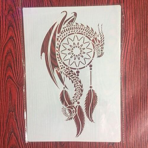 CraftArtGo DIY Pendant Stencils Painting Scrapbook Coloring Cake decorating sugar powder sieve printing mold printing table