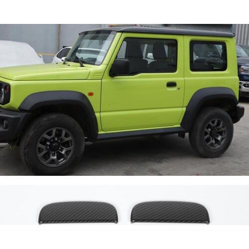 For Suzuki Jimny 2019 Up Car Exterior Door Handle Grab Cover Stickers New Auto Styling Moldings 2pcs/set