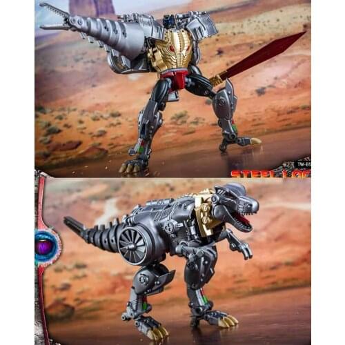 Beast Wars Transformers TW-BS 01 Grimlock Tyrannosaurus Animal Form Action Figure G1 Series Alloy Material Model Toys