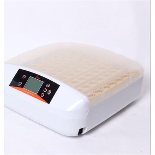 A All-In-One Intelligent Full-automatic Egg Incubator Hatcher 56 Eggs Hatching Machine for Chicken Duck Transparent Plastic