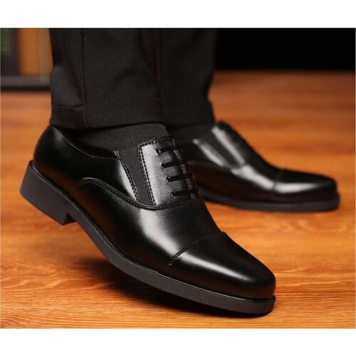 Classic Business Mens Dress Shoes Fashion Elegant Formal Wedding Shoes Men Slip On Office Oxford Shoes For Mens Free Shipping