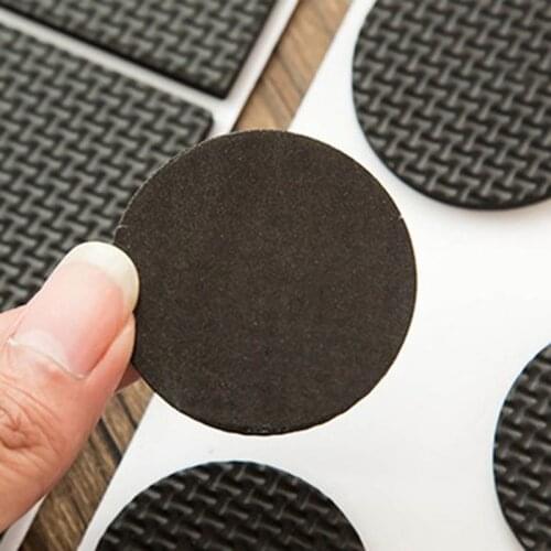 Adhesive Rubber Plaid Chair And Stool Protection Mat Non-Slip Multifunctional Thickened Furniture Table And Chair Anti-Wear Mat