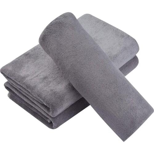 Soft Microfiber Car Cleaning Drying Towel Large Absorbent Car Wash Cloth Scratch Free Auto Detailing Towels 3 Pack 16inx24in