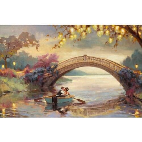 Full square/round diamond 5D DIY Park couple diamond painting kit painting rhinestones embroidery art home decor gift handmade