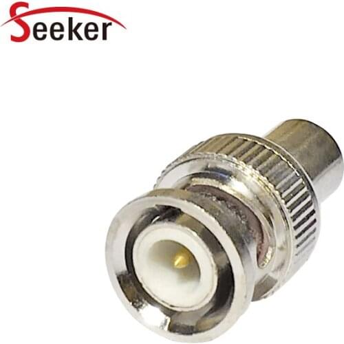 New CCTV Connector BNC Adapter Male to RCA Female Jack Connector for CCTV Security Camera System 100pcs /lot