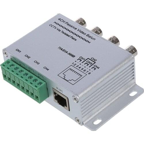 UTP 4 Channel Passive Video Balun Transceiver CNIM Hot