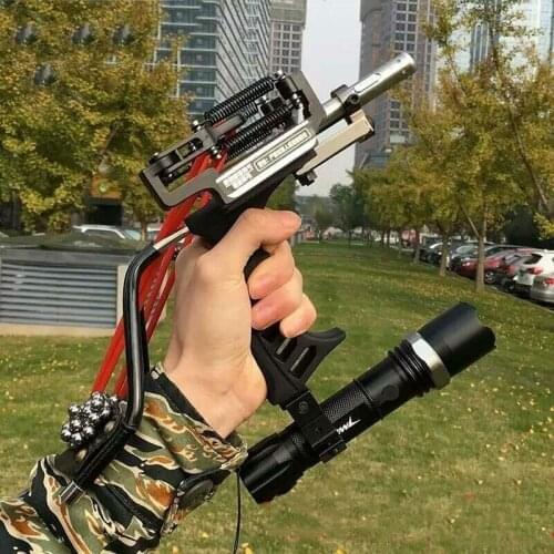 Outdoor Hunting Catapult Powerful Slingshot Set Fishing Slingshot Professional Arrow Hunting Slingshot Catapult Darts