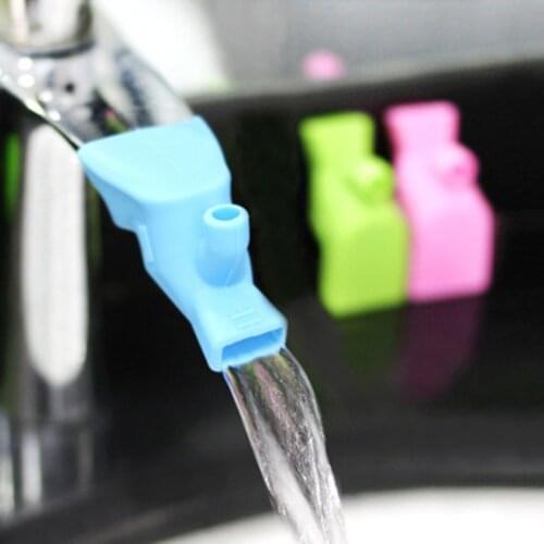 3 Colors Premium Baby Washing Hands Faucet Extender Fountain Silicone Tap Kitchen Faucet Accessories