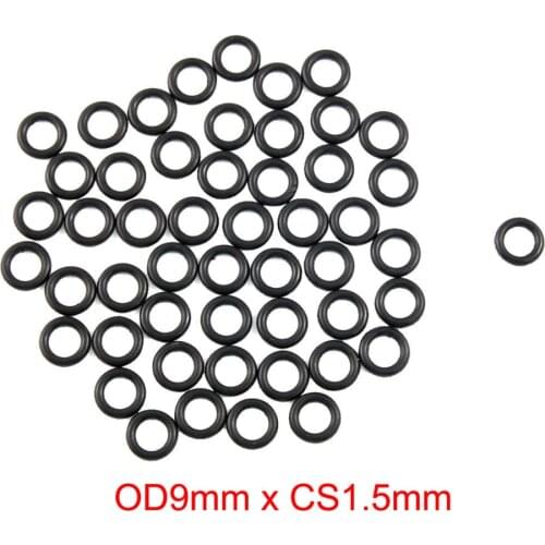 OD9mm x CS1.5mm black NBR nitrile rubber o ring oring o-ring oil seal gasket