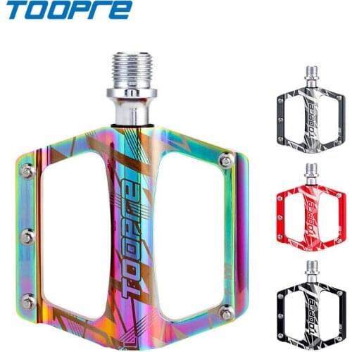 Bicycle MTB Mountain Bike Aluminum Alloy Ultralight Platform Pedals Road Non-slip DU Sealed Bearings Pedal