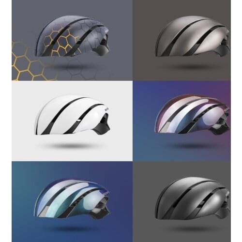 ROCKBROS Bicycle Helmet Ultralight Integrally-molded Cycling Bike Helmet Men Women Reflective Safety Helmet Equipment 57-62 CM