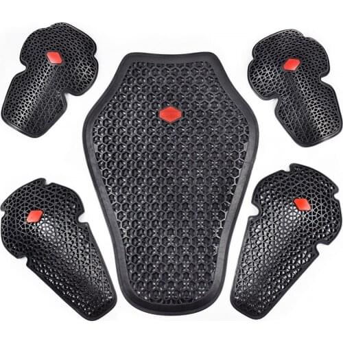 CE Certification Motorcycle Armor Jacket Insert Back Shoulder Elbow Back Protector Pads Set Built-in Motorcycle Racing Guard New