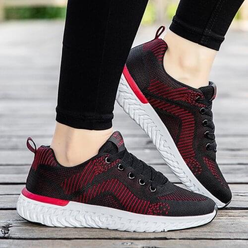 2021 Fashion Women Flats shoes Lace-Up Flats Sneakers Casual Breathable Ladies Shoes Zapatos De Mujer