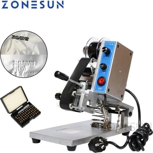 ZONESUN ZY-RM5 Color Ribbon Hot Printing Machine,Heat ribbon printer ,film bag date printer(220V/50Hz)