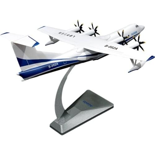 1:130 AG600 Amphibious Fighter Plane Display Model - Metal Mini Aircraft with Stand