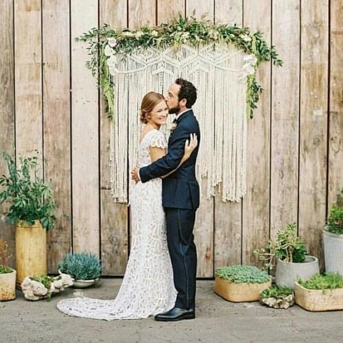 122cm x 127cm Large Macrame , bohemian wedding backdrop, weaving, wall decor
