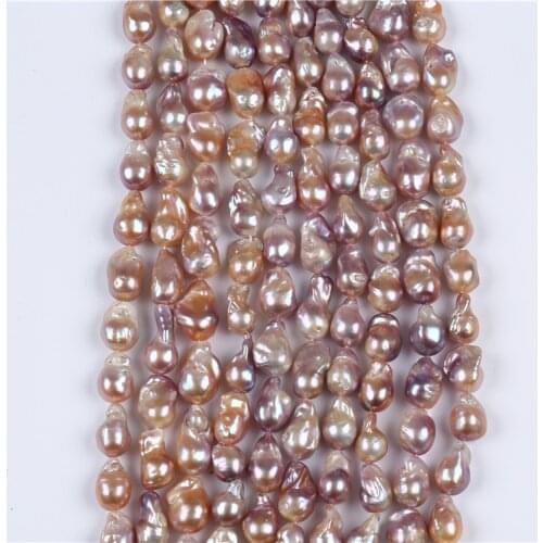 15-17mm natural freshwater real pearl baroque shape pearl strands