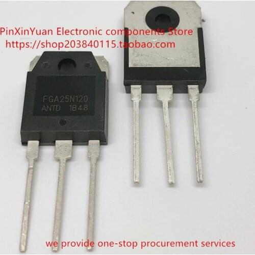 5PCS/Lot FGA25N120 FGA25N120ANTD TO3P 25N120 TO-3P New and Original IC Chipset In Stock