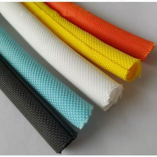 50MM Flame Retardant Insulation Open Self-Winding Braided Mesh Protection Sleeve Winding Pipe-1/3Meters