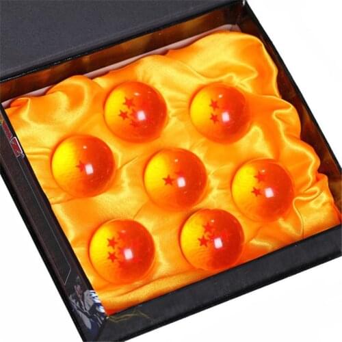 7pcs/set 3.5CM Ball 7 Stars Crystal Balls Ball Action Figure Complete Set Ball Super Toys