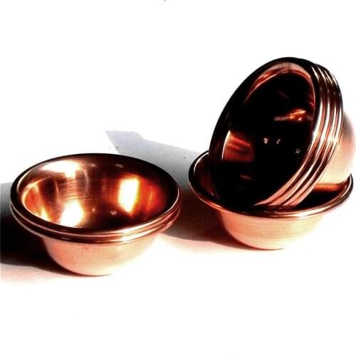 70pcs Copper Tibetan Bowl Buddha Disciples to Supply Water Meditation Mini Cup Home Desk Decor