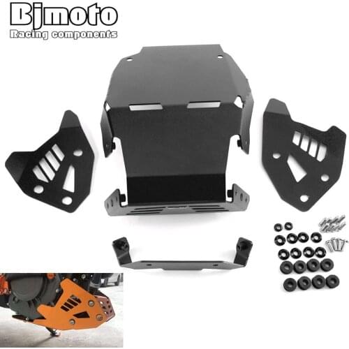 For Duk e 390 2017-2019 2020 Duke390 Motorcycle Aluminum Engine Guard Glide Skid Plate kits Protector Cover Decoration Shield