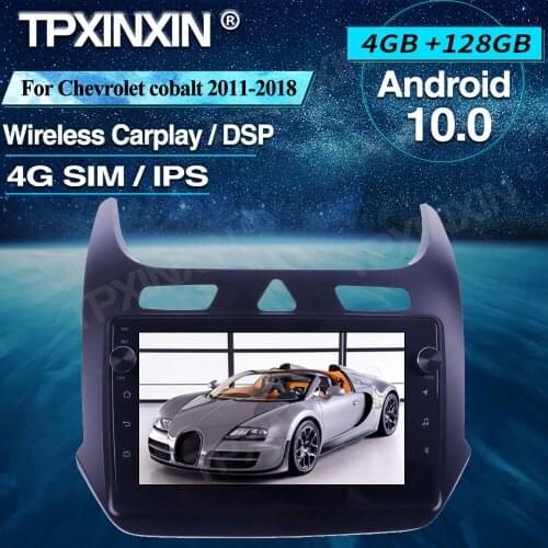 Car Radio 4+128G For Chevrolet cobalt 2011-2018 Car Multimedia Player Headunit Audio Radio Car GPS Navigtion Wireless Carplay