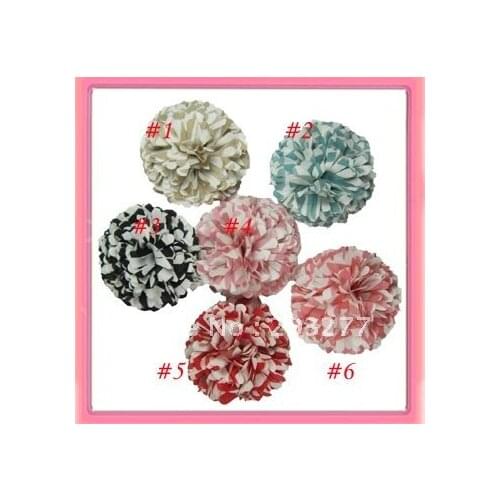 Free shipping!12pcs/lot 4inch New fabric flowers 10 colors for your choice