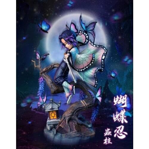 Presale Demon Slayer XS Yang Nine Pillars Worm-Eaten Butterfly Ninja GK Limited Statue Figure