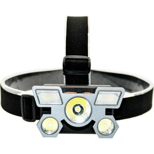 Fishing LED Headlight Highlight Torch Outdoor Cycling Head-Mounted Flashlight 4 Lighting Modes Hunting Camping Riding Headlamp