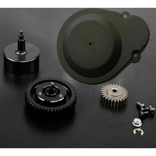 Metal Super High 2 Speed Gear Kit 48T/26T with One-piece Clutch Cup Set Fit for 1/5 HPI ROVAN ROFUN KM BAJA 5B 5T 5SC Parts