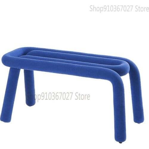 Creative special-shaped chair designer elbow chair paper clip shoe replacement stool single color net red chair makeup stool