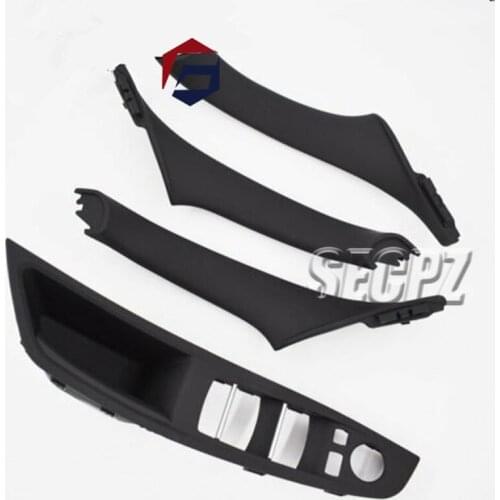 Left hand For BMW 5 Series F10 F11 F18 inner handle front Interior door panel drivers seat button switch frame storage box