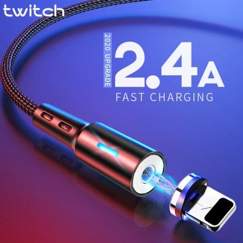 Magnetic USB Cable For iphone 11 7 8 Plus Fast Charging Magnet Charger Cable For iphone XR X XS Max Mobile Phone Cord Cabo
