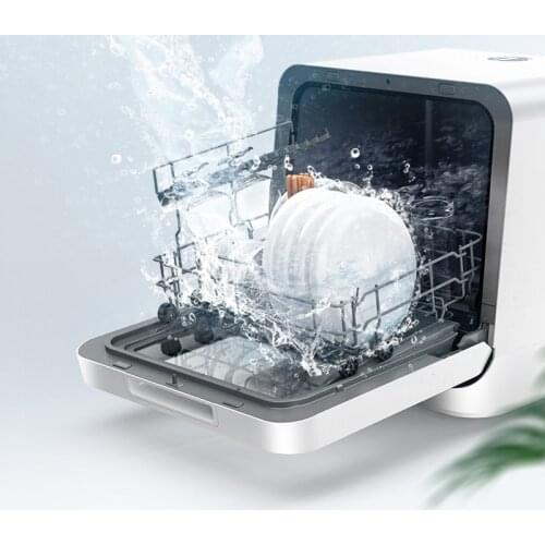 Dishwasher Mini Smart Sterilization Countertop Table Dish Washers Ultrasonic Cleaner Machine Control