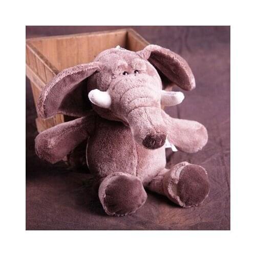 Stuffed jungle series animal 15cm jungle elephant plush toy doll gift present w1361