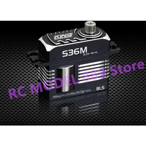 NEW KINGMAX 56g S36M 16kg.cm digital metal gear mini servo full CNC case high voltage for RC class helicopter