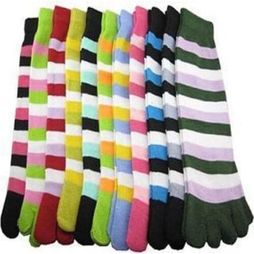 New Arrival 10 Pairs Men Women Socks Ideal For Five 5 Finger Toe Shoes Unisex Hot sale Socks Meias
