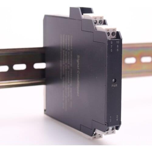 Super Slim Isolated 0-10V to 4-20mA Converter Analog Voltage to Current Signal Isolation Amplifier Signal Conditioner