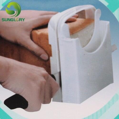 Plastic Fondant Baking Kitchen DIY Bread Slicer Guide Loaf Toast Bun Cutter Leveler Cake Cutting Fixator Tools 4 Bread Thickness