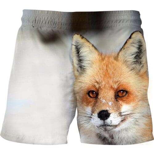 Boy Shorts Summer Baby Girl Shorts Children Animal Quick-dry Pants Kids Beach Short Sports Pants Kids Cute 3D Fox Casual Shorts