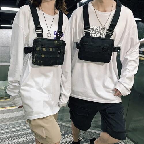 2021 New Designed Streetwear Chest Vest Bags For Men Designers Functional Sling Bag Luxury Couple Male Female Chest Bag