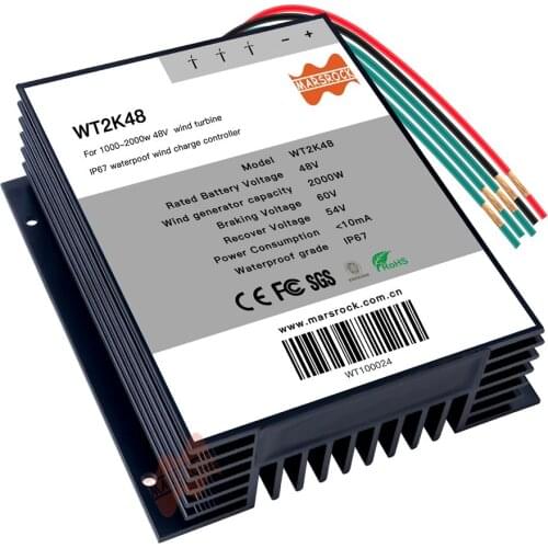 2000W 48V Wind Turbine Generator Charge Controller IP65 Windmill Regulartor For 800W 1000W 1500W 2000W Home Wind Turbine